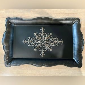 Southern Living at Home black Florentine Tray